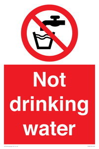 not drinking water